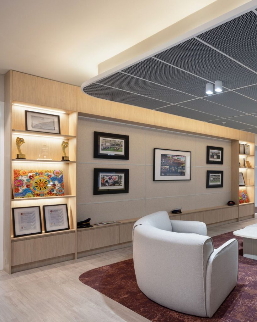 Armstrong Mesh Ceiling